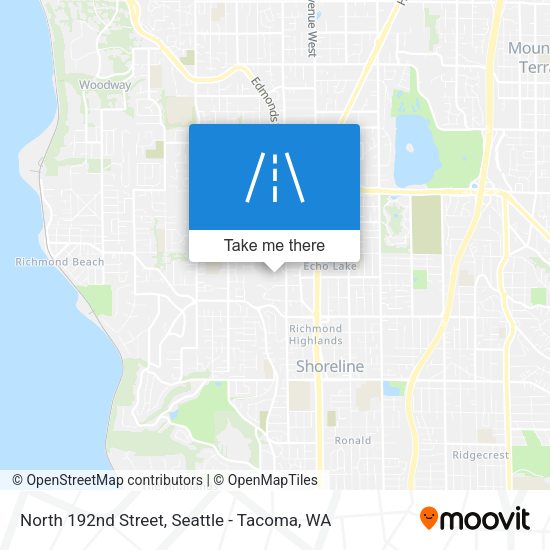 Mapa de North 192nd Street