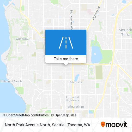 Mapa de North Park Avenue North