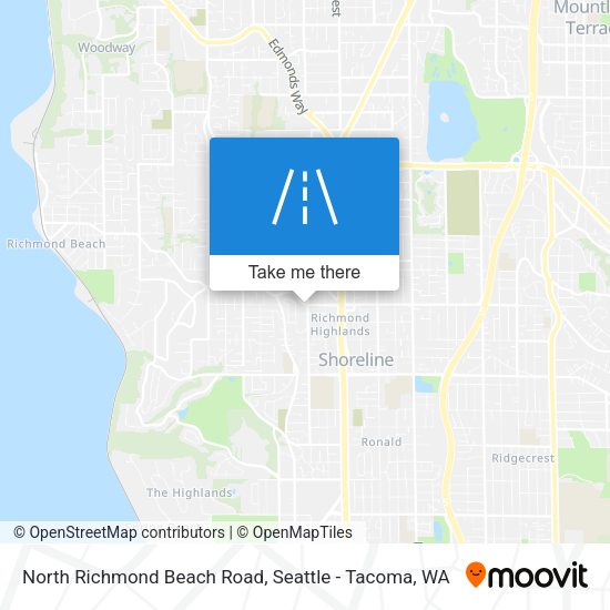 Mapa de North Richmond Beach Road