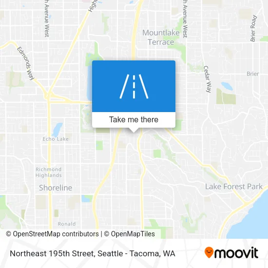Mapa de Northeast 195th Street