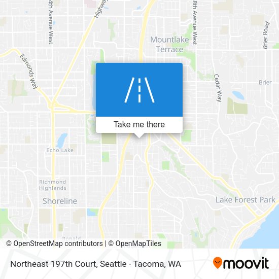 Mapa de Northeast 197th Court