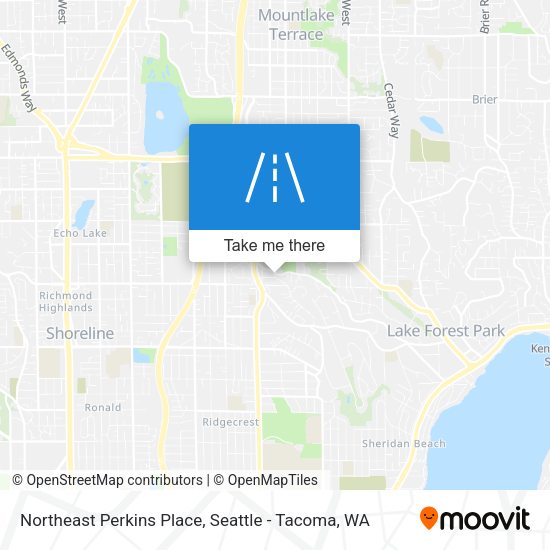 Mapa de Northeast Perkins Place