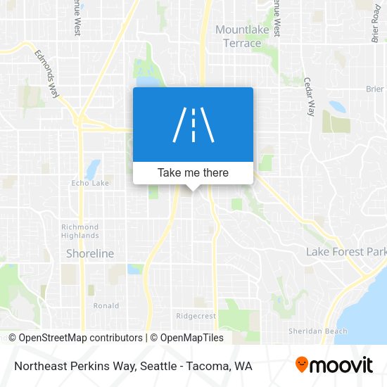 Mapa de Northeast Perkins Way