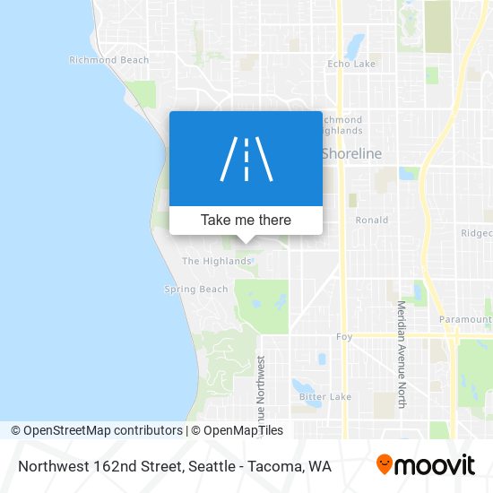 Mapa de Northwest 162nd Street