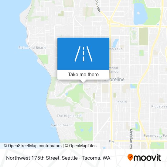 Northwest 175th Street map