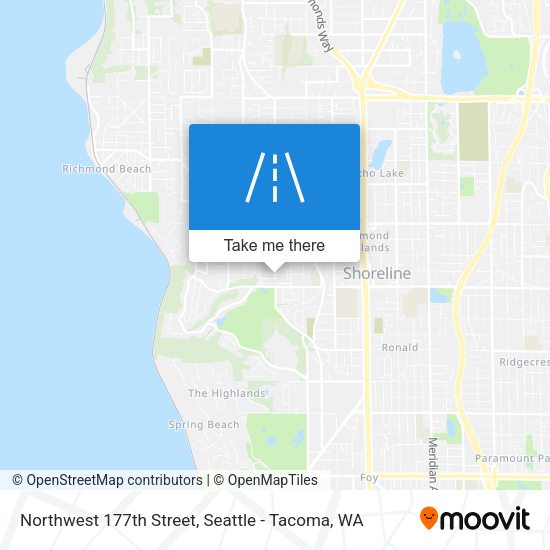Northwest 177th Street map