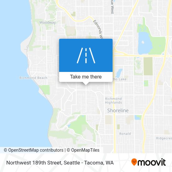 Northwest 189th Street map