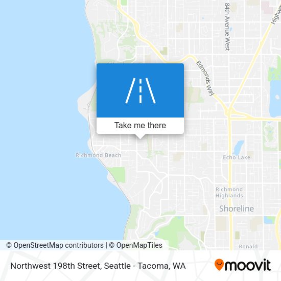 Northwest 198th Street map