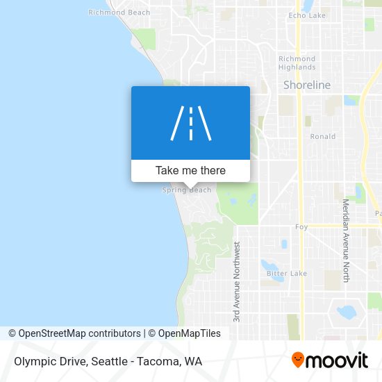 Olympic Drive map