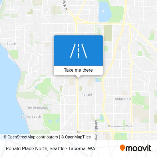 Ronald Place North map