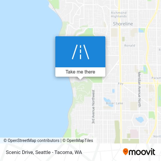 Scenic Drive map