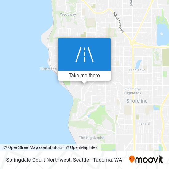Springdale Court Northwest map