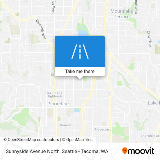Sunnyside Avenue North map