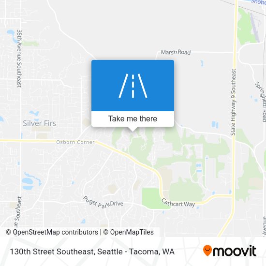130th Street Southeast map
