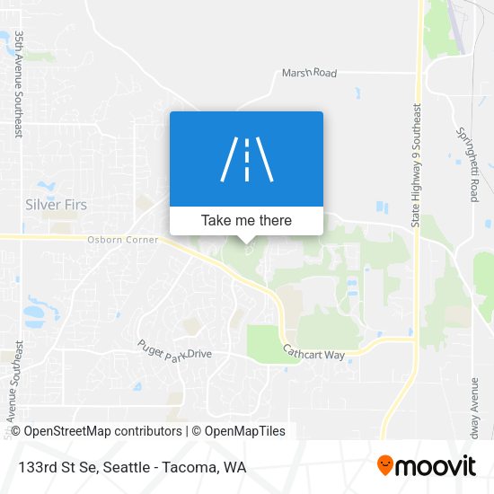 133rd St Se map