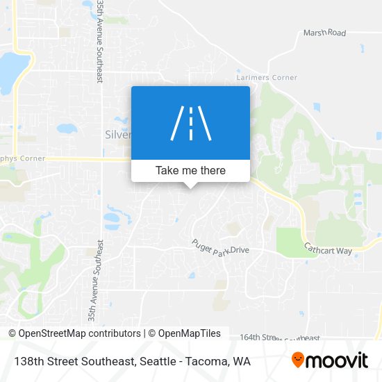 138th Street Southeast map