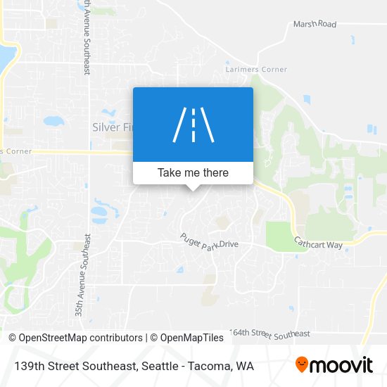 139th Street Southeast map