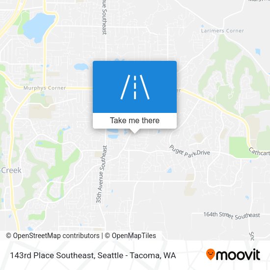 Mapa de 143rd Place Southeast
