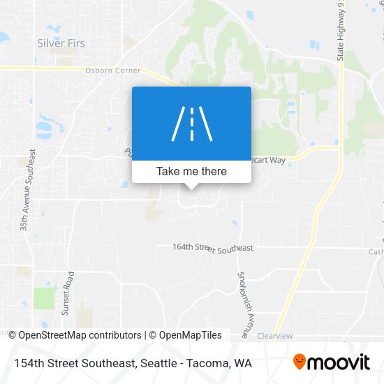 Mapa de 154th Street Southeast