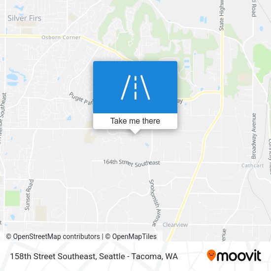 158th Street Southeast map