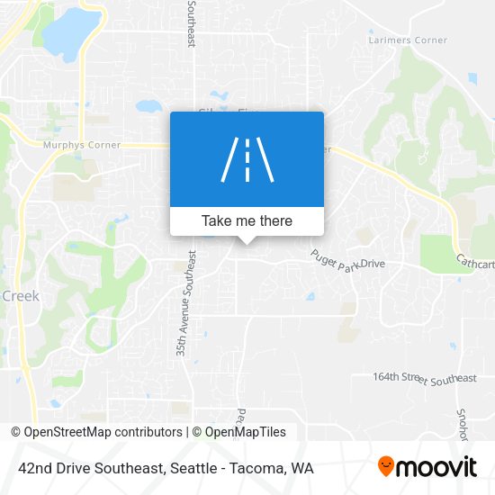 Mapa de 42nd Drive Southeast