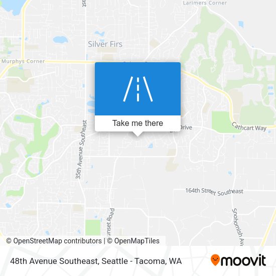 48th Avenue Southeast map