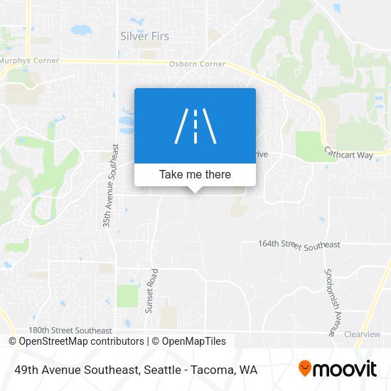 Mapa de 49th Avenue Southeast