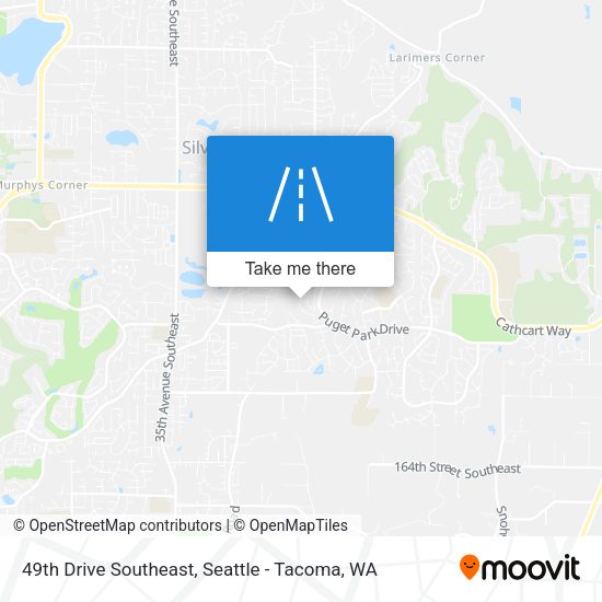 49th Drive Southeast map