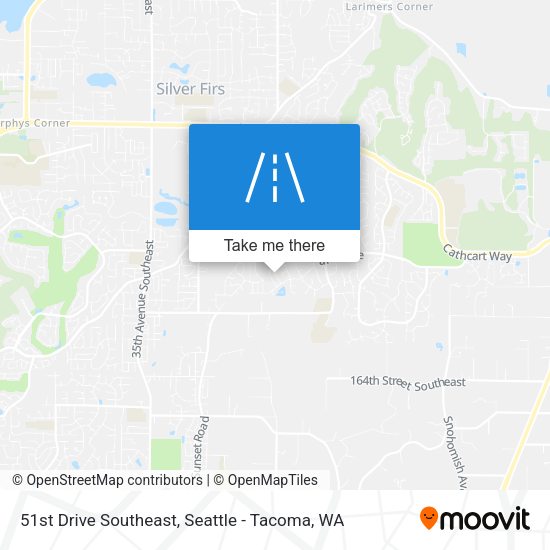 51st Drive Southeast map