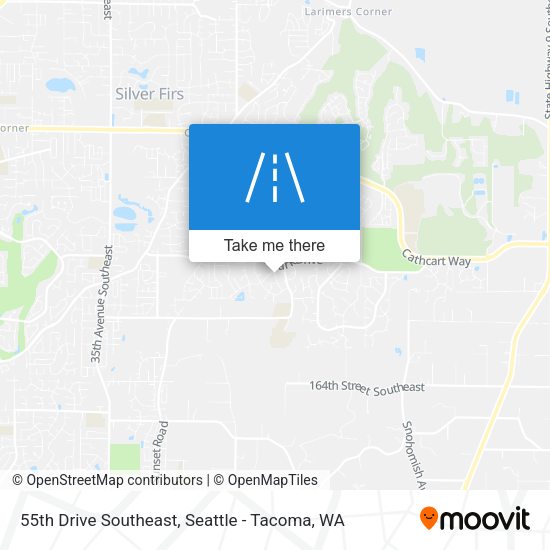 Mapa de 55th Drive Southeast