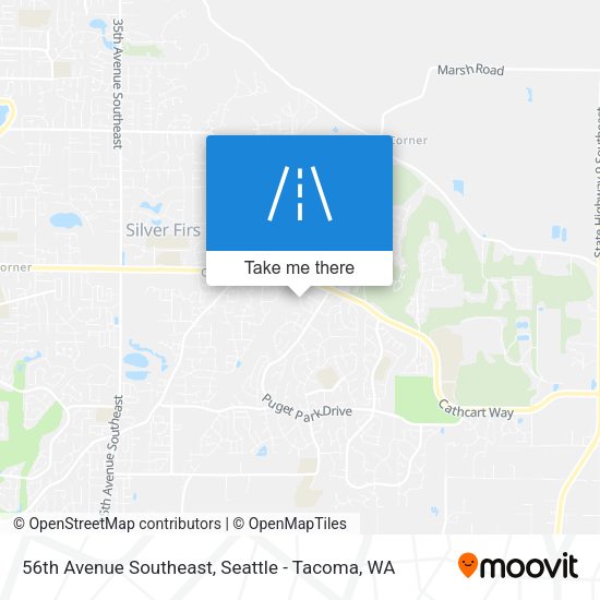 Mapa de 56th Avenue Southeast