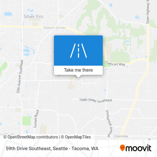 59th Drive Southeast map
