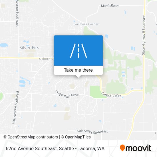 Mapa de 62nd Avenue Southeast