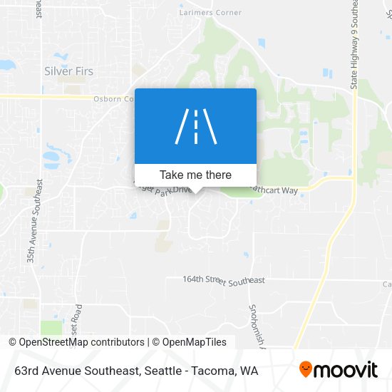 Mapa de 63rd Avenue Southeast