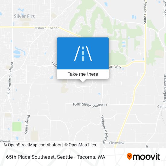 Mapa de 65th Place Southeast