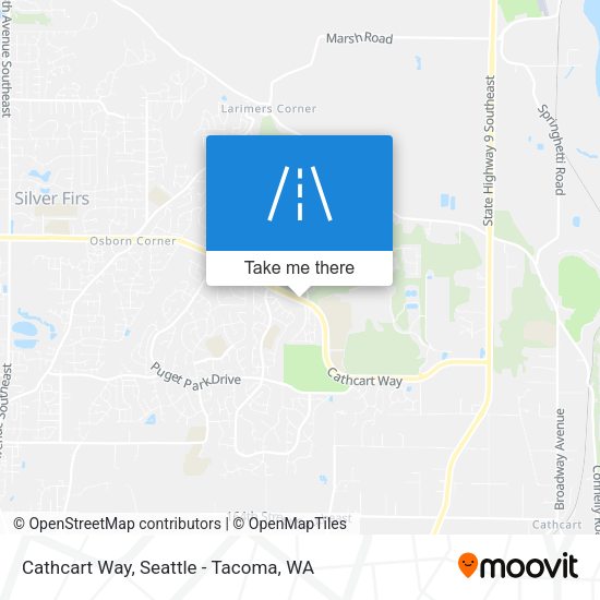 Cathcart Way map