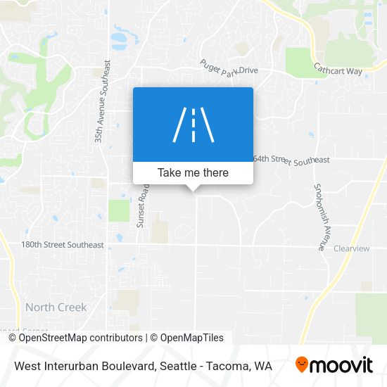 Mapa de West Interurban Boulevard