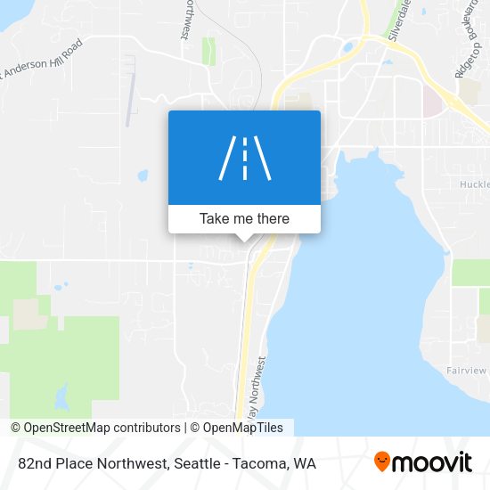 Mapa de 82nd Place Northwest