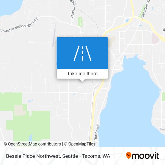 Mapa de Bessie Place Northwest