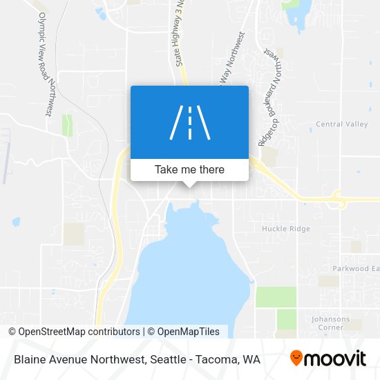 Mapa de Blaine Avenue Northwest