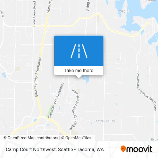Mapa de Camp Court Northwest