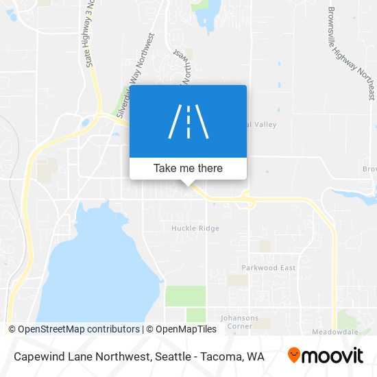 Mapa de Capewind Lane Northwest