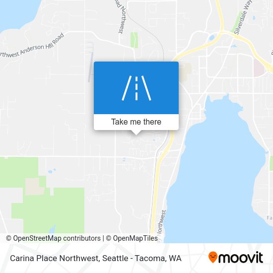 Mapa de Carina Place Northwest