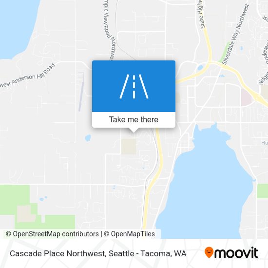 Cascade Place Northwest map