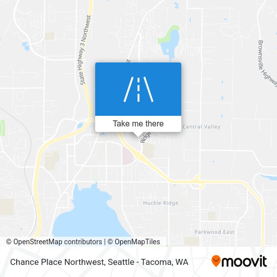 Chance Place Northwest map
