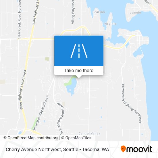 Mapa de Cherry Avenue Northwest