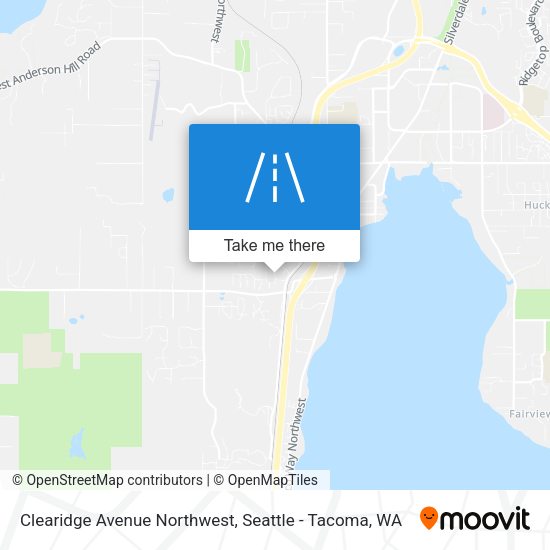 Clearidge Avenue Northwest map