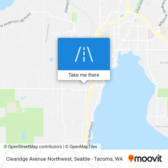 Mapa de Clearidge Avenue Northwest