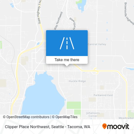 Mapa de Clipper Place Northwest