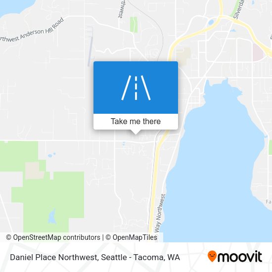Mapa de Daniel Place Northwest